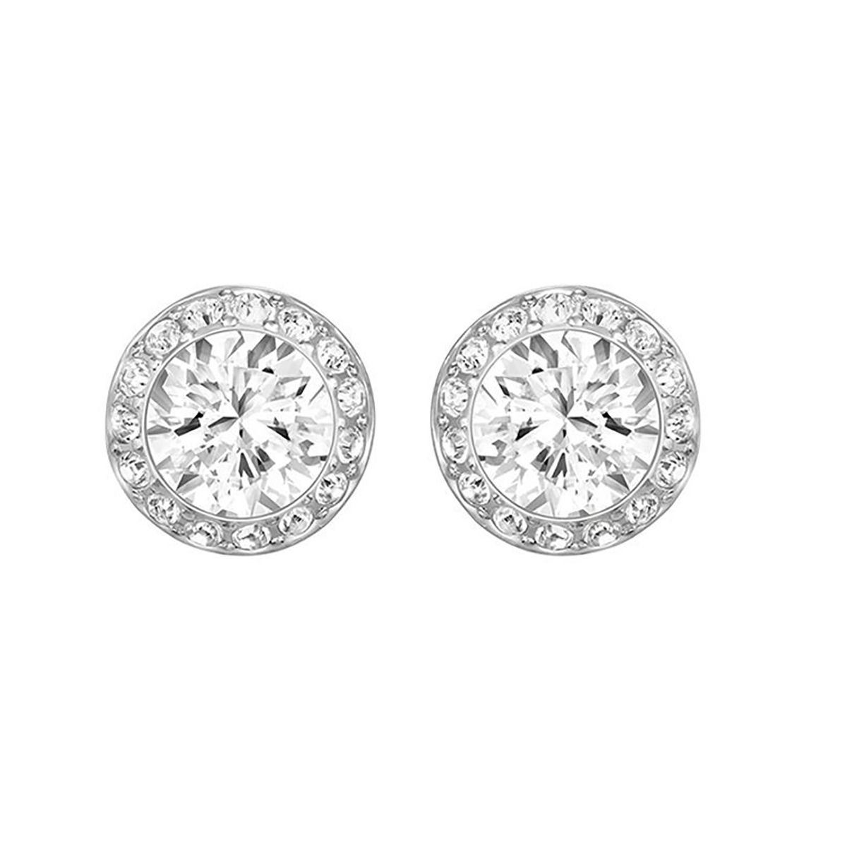 classic stud earrings women anti allergy 925 sterling silver needle crystal diamond earrings stainless steel plate gold designer jewelry woman gift with box