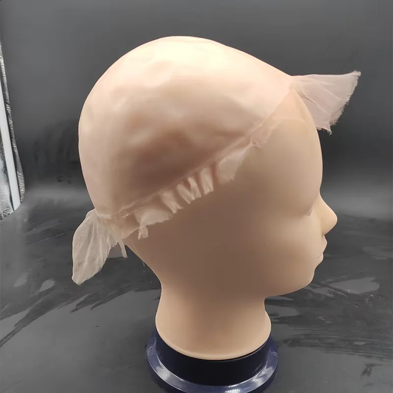 Wig Simulation Scalp PU Rubber Bottom Mesh Cap Biological Hair Block Mesh Bottom Material For Making Mens Toupee w 250214