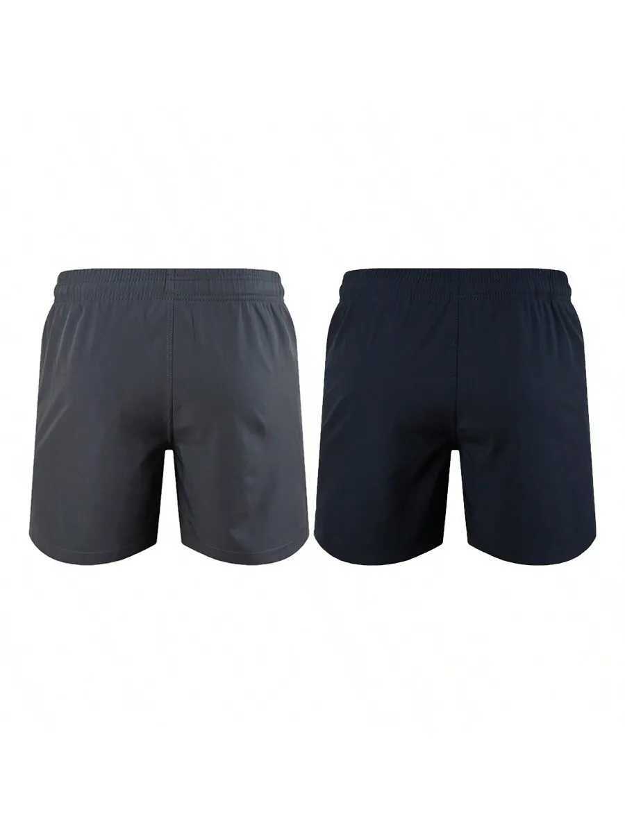 2pcs Mens Swimming Trunks With Compression Liner Stretch Mens Swimwear 2 In Quick Dry Running Gym Swim Shorts For Men W250215