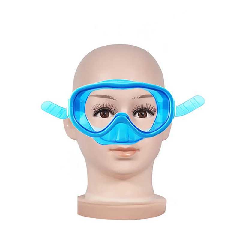 Kids Diving Mask Swim Mask Snorkeling Goggles Professional Gear with Nose Cover for Diving Pool Swim Universal Z250215