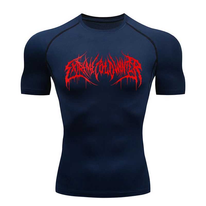 Mens Short Sleeve Rash Guard Compression Shirts Quick Dry Fitness Cycling Running T-Shirt Workout Training Underwear Gym Clothing W250214