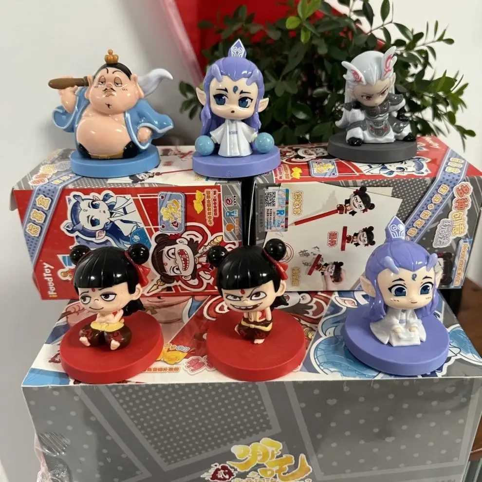 In Skock Blind Box Nezha Devil ChildS Sea Series Of Figure Ornaments Genuine Authorized Movies Save Birthday Gifts -1 Free shipping