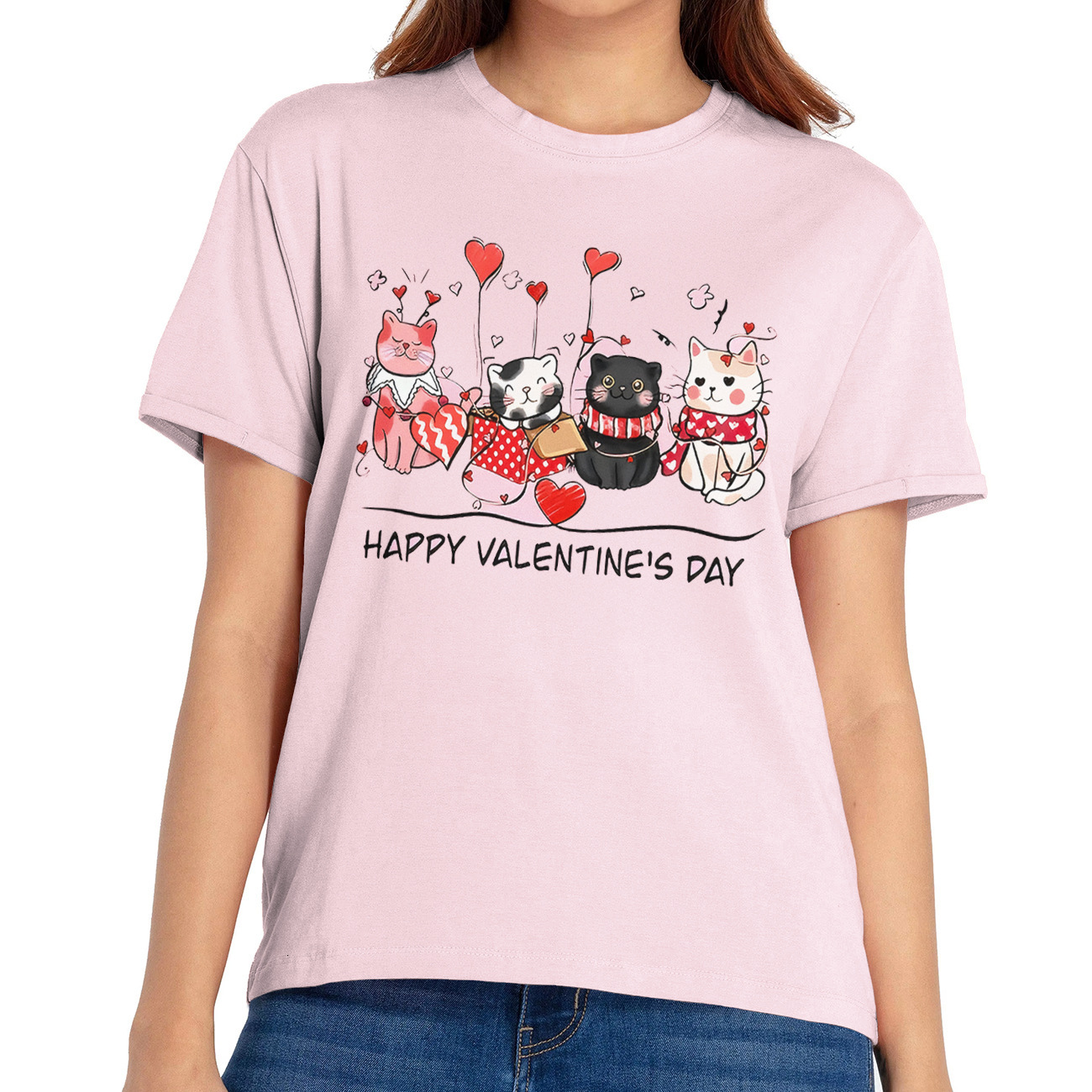 Designer's New 2025 Spring/summer Fashion Trend Creative Headphones Short Sleeved Youth Popular Women's T-shirt Begins