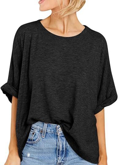 Designer Free Shipping Summer New Women Large Casual Short Sleeved Loose T-shirt Top