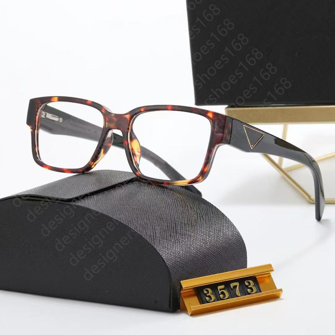 Designer sunglasses for women mens luxury glasses Small frame sun glasses Fashion square frame glasses Polarized Full Frame Triangle tag Clear lens