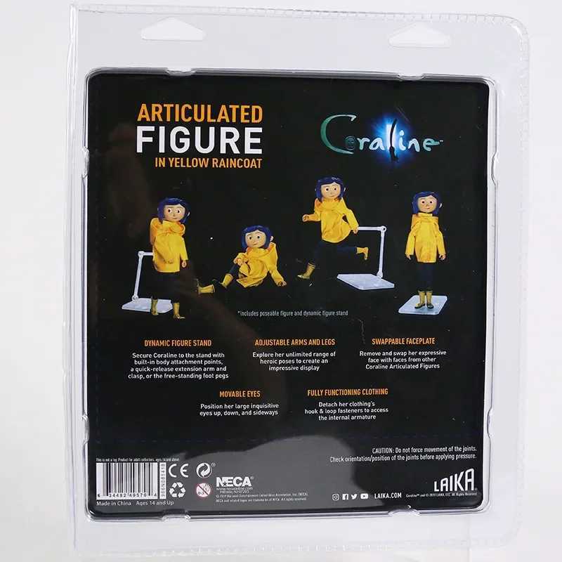 NECA Coraline and The Secret Door Caroline 7 Action Figure Collectible Model Toy Gift Doll Figurine W250214