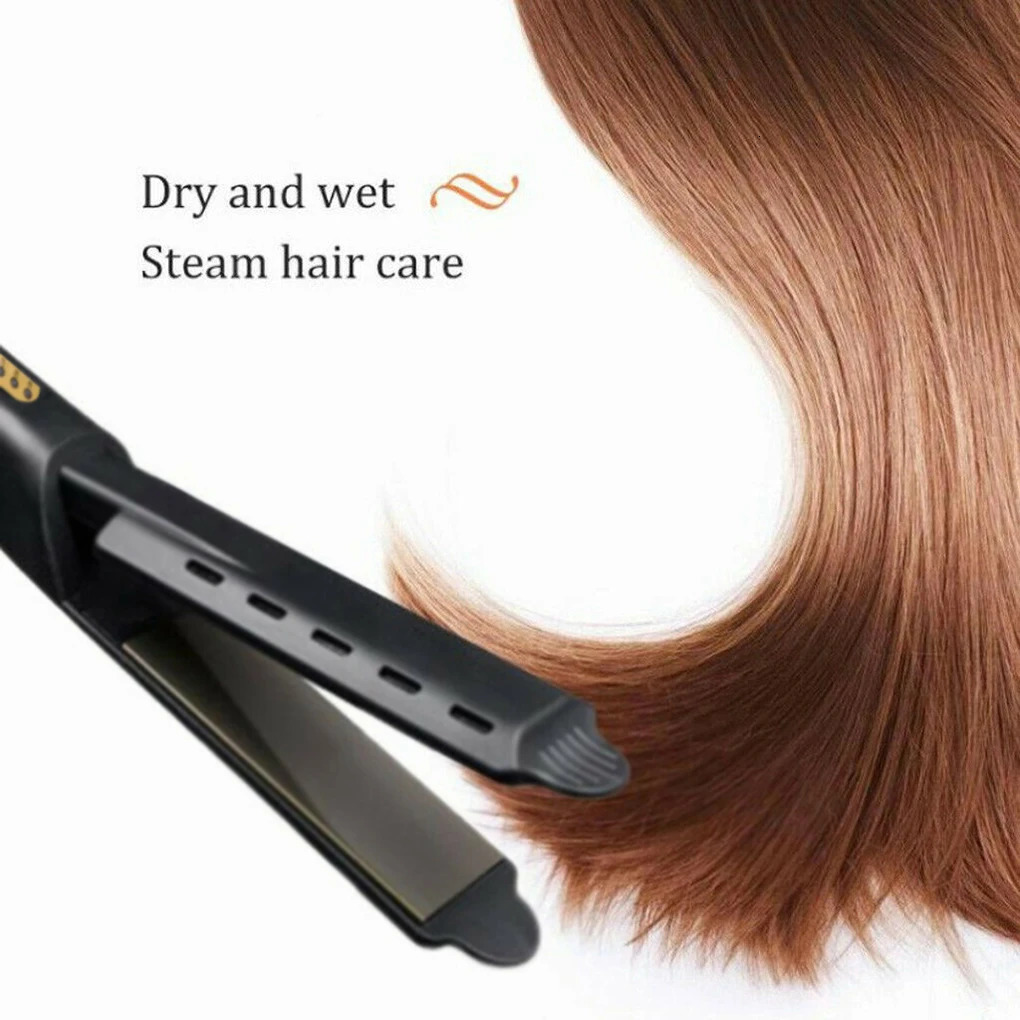 Hair Straightener Four-gear Temperature Adjustment Ceramic Tourmaline Ionic Flat Iron Hair Straightener For Women Widen Panel 250214