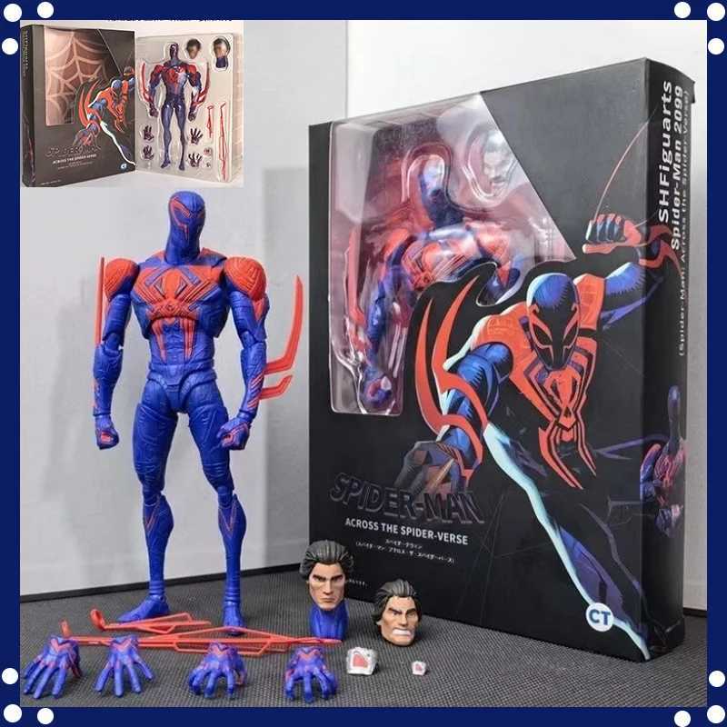 2099 Shf S.H. Figuarts Crosses Spider Verses Part 1 Animation Action Character Model Statue Toy Gift W250214