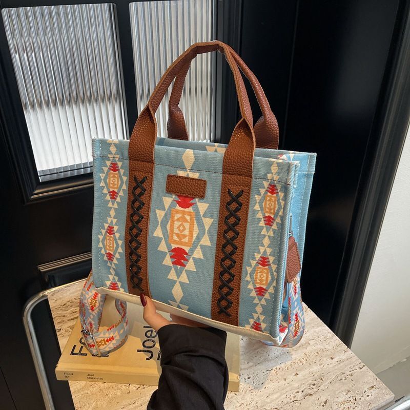 Women's Tote Shoulder Bag Bohemian Aztec Handbag