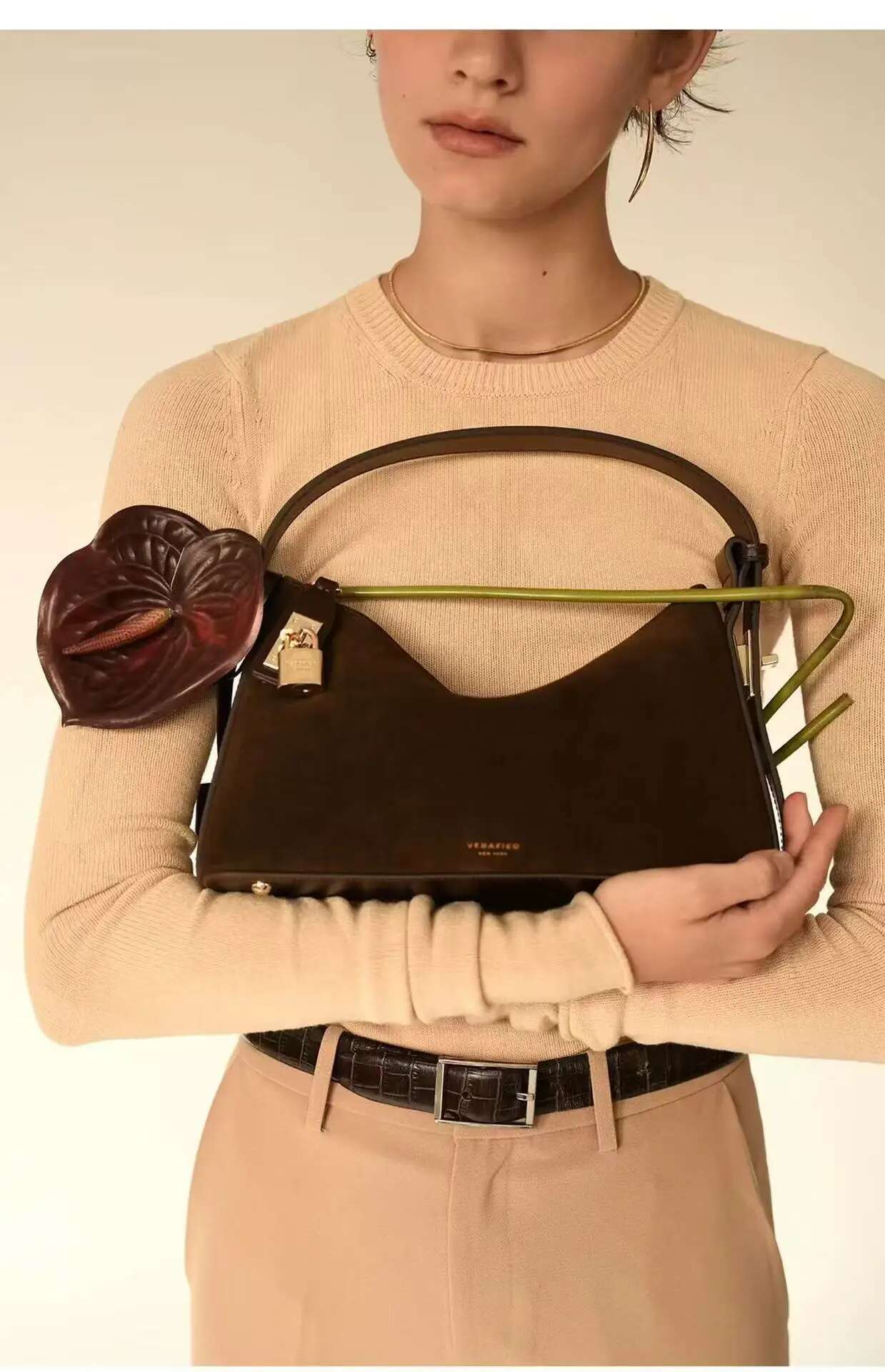 VERA BY VERAFIED New European and American Underarm Handheld Women's Bag