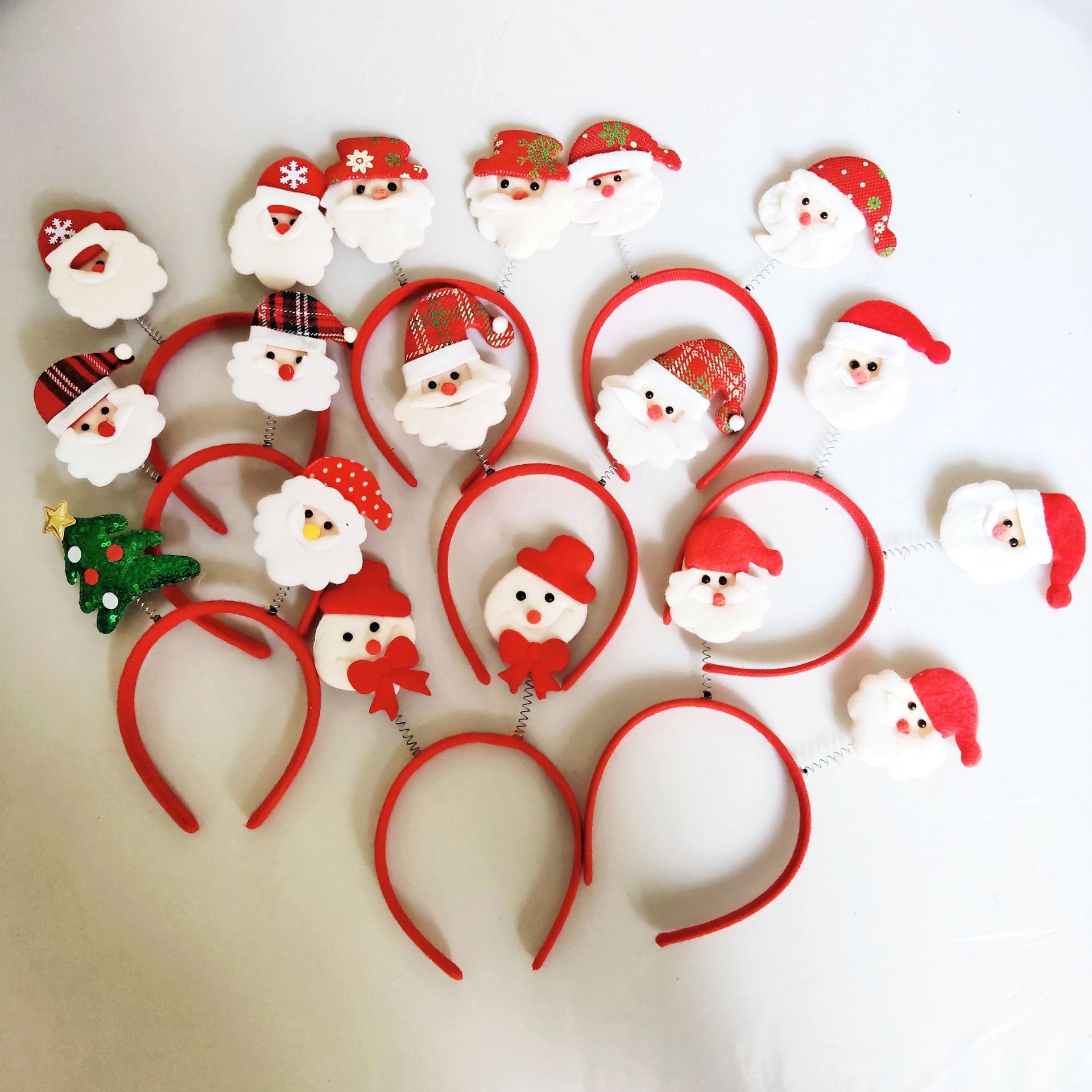 Celebrate Festively with Novelty Christmas Elf Hair Band Featuring Frosty Snowmen and Cheerful Deer