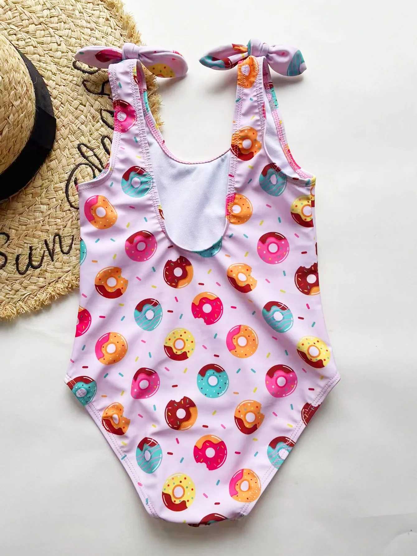 2024 Girls Ruffle Bikini Swimsuit Gradient Leopard Floral Animal Kids Swimwear Children Bikini Rainbow Bathing Set 455XJ250214