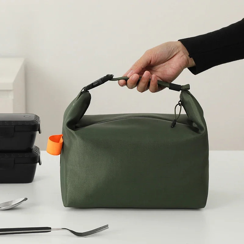 1PC Camping Insulated Lunch Pack Bento Bag Aluminium Foil Lunchbox Ice Portable Dinner Picnic Food Storage Handbag 250118