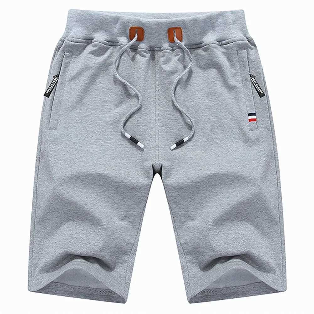 Mens Casual Shorts New Summer Male Fashion Casual Short Mens Solid Color Fitness Breathable Shorts Men Drawstring Shorts W250215