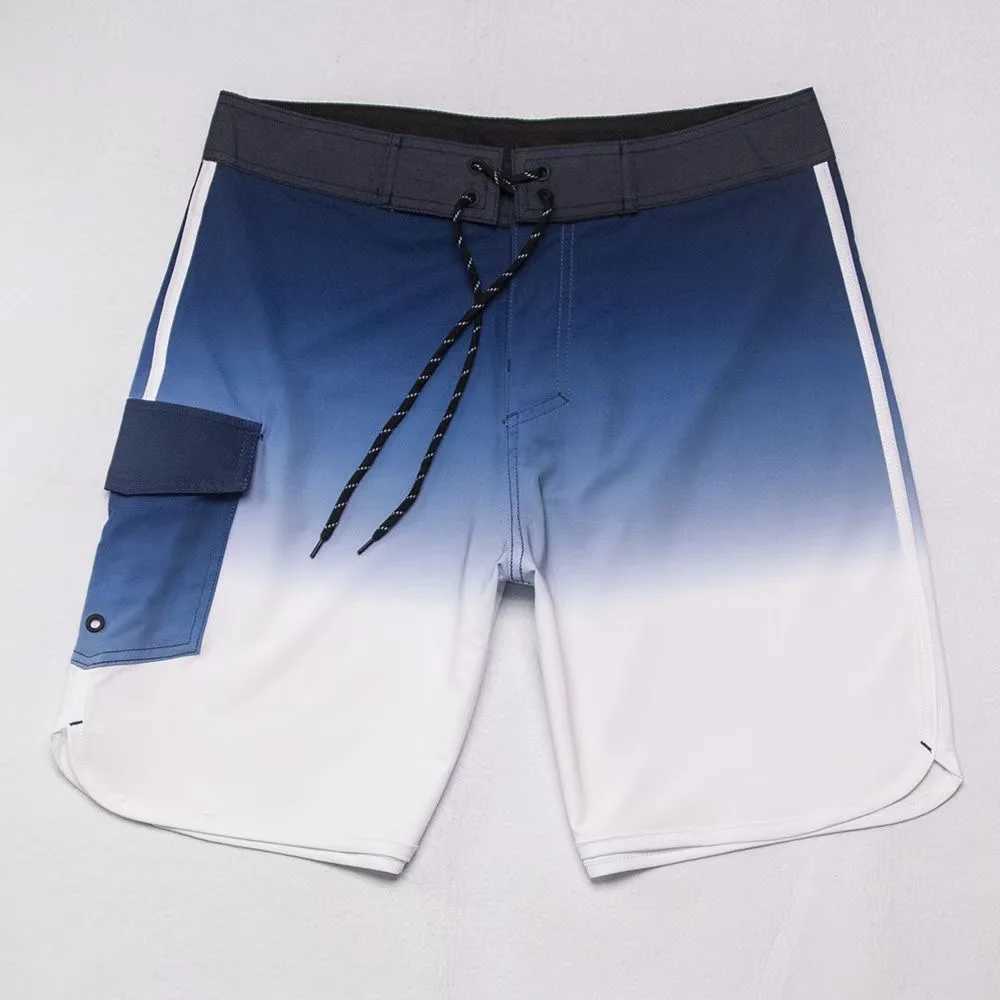 New Mens Shorts Boardshorts High Elastance Quick-dry Waterproof Casual Mens Sport Surfing Swim Trunk Bermuda W250215