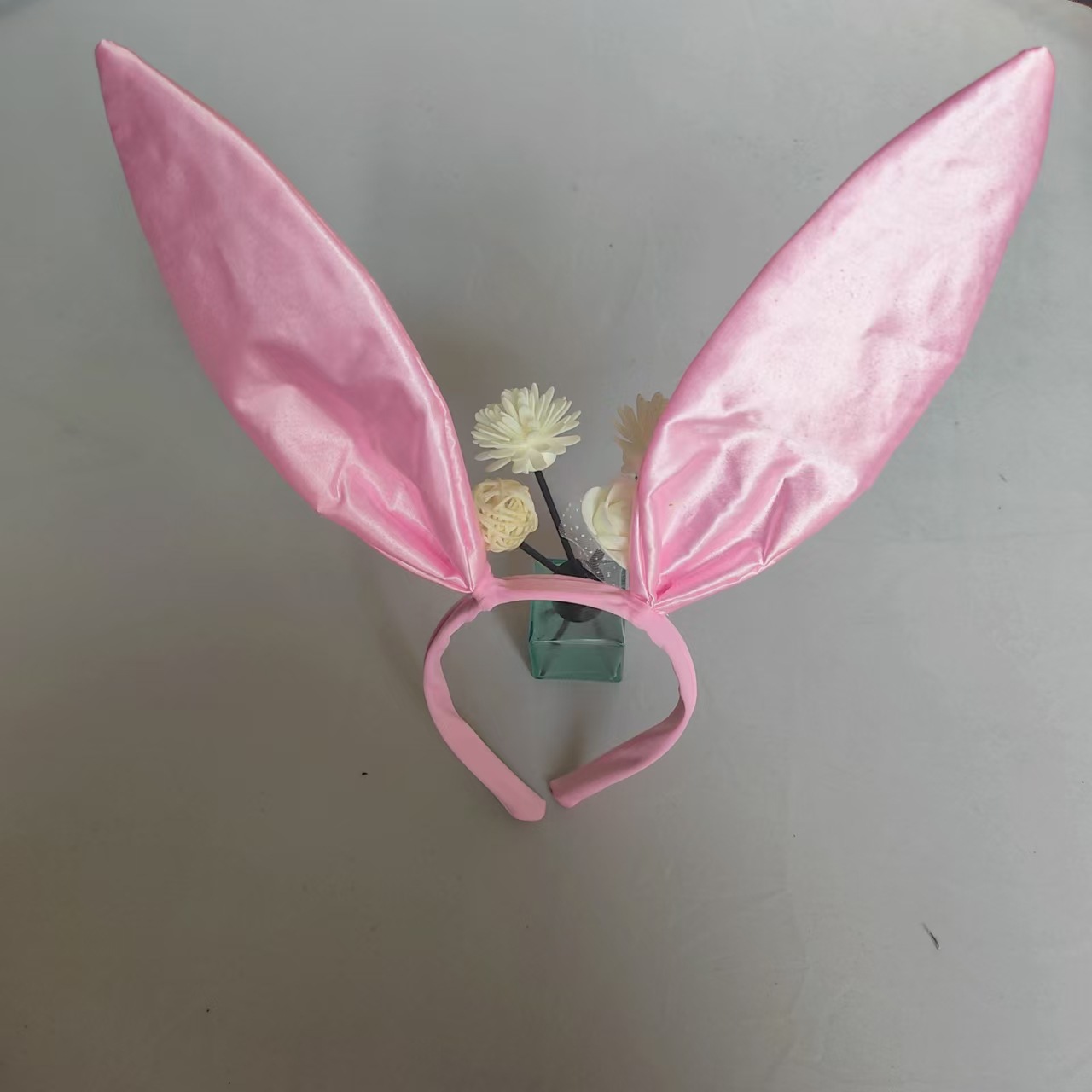 Amazon Velvet Rabbit Ears Headband - Halloween Festival Bar Wired Hair accessory