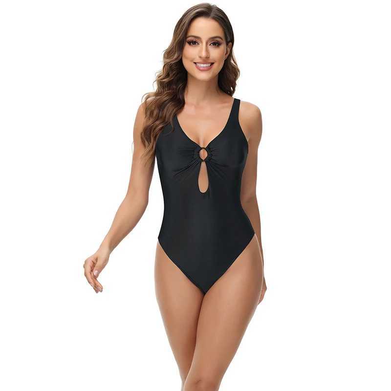 2024 Women Swimsuits Print Floral One Piece Swimwear Female Monokini Push Up Padded Lady Bra Women Beach Bathing Suits BeachwearW250214