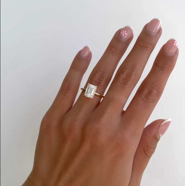 1CT Lab Diamond Custom 18k Gold Solitaire Jewelry IGI Certified HPHT Lab Created CVD DEF VVS VS Lab Grown Diamond Ring