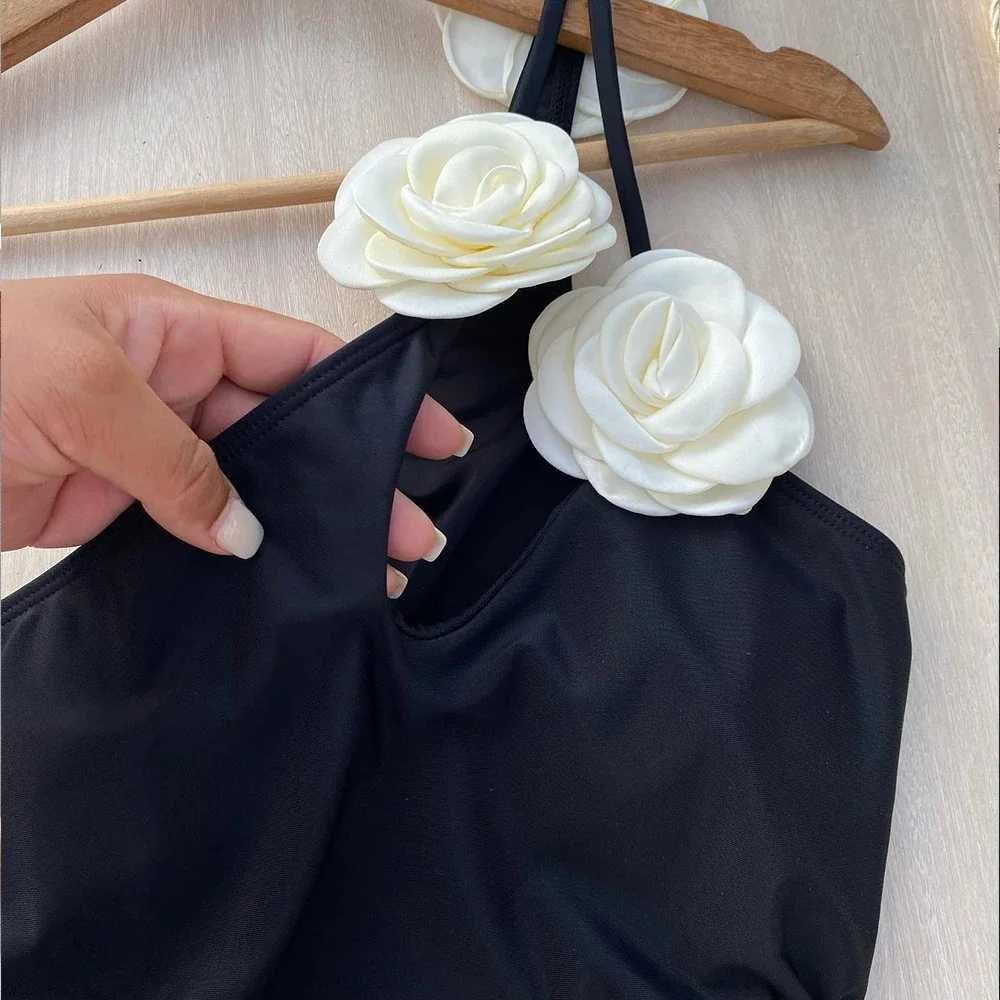 Floral One Piece Swimsuit 2025 New Vintage Retro Swimwear Women Swimsuit Bathing Suit Beachwear Monokini Female Swimming SuitsW250214