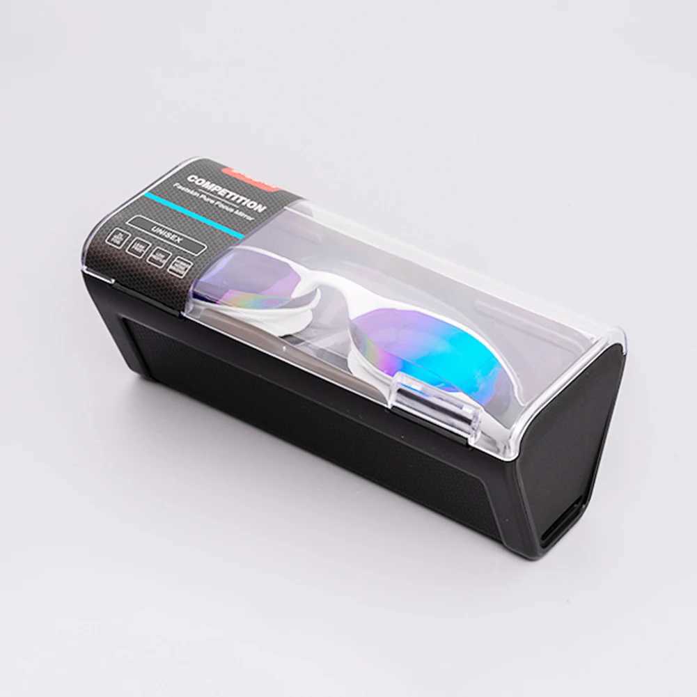 Professional Swim Glasses Adjustable Electroplate Diving Glasses UV Protection Swim Race Goggles for Women Men Youth Kids Z250215