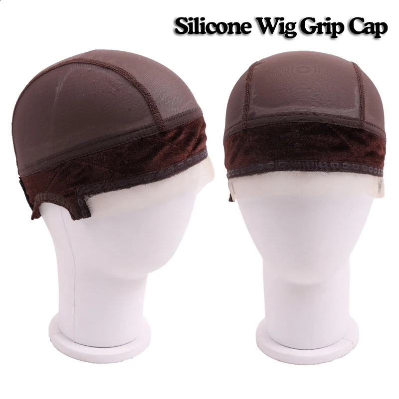 Nunify Wig Grip Cap With Lace And Ear Tabs Headband Wig Cap With Grip Band For Keeping Wigs Strechy Hair Cap Wig Install Stuff 250214