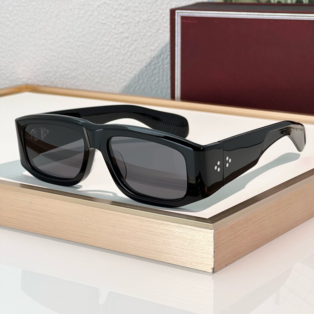 Sunglasses For Men Women Fashion ROMI Summer Designer Stylish High Street Catwalk Style Anti-Ultraviolet Plate Rectangle Acetate Full Frame Glasses Random Box