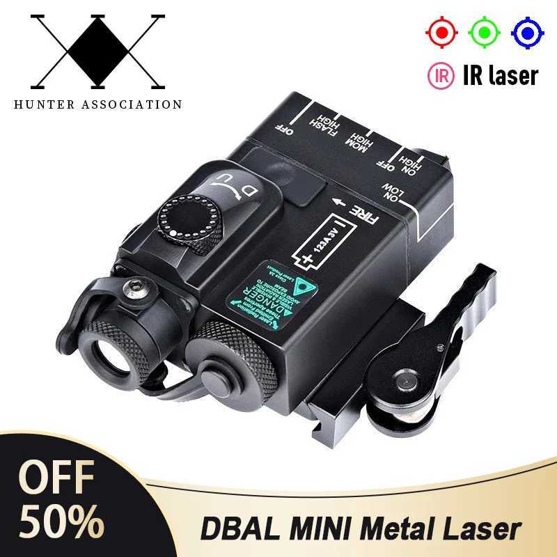 Wadsn DBAL MINI Metal Laser Red Green Blue Dot IR Indicator DBA-A2 Hunting Airsoft Flashlight Aiming Scout Light Fit 20MM Rail W250214