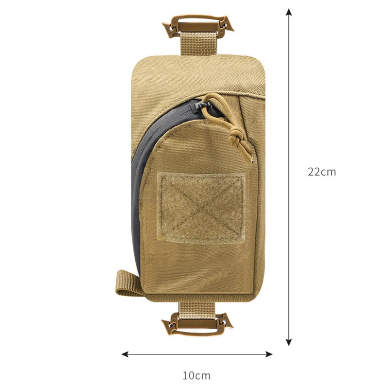 Outdoor Portable Tactical backpack Hiking Shoulder Strap Bag camping equipment Sundries Accessories Pouch Walking storage bags 250118