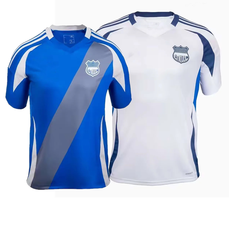 S-4XL 2025 Emelec Guayaquil Soccer Jerseys Fans Version jersey 25 26 Home Away Men size Football Shirts Kit