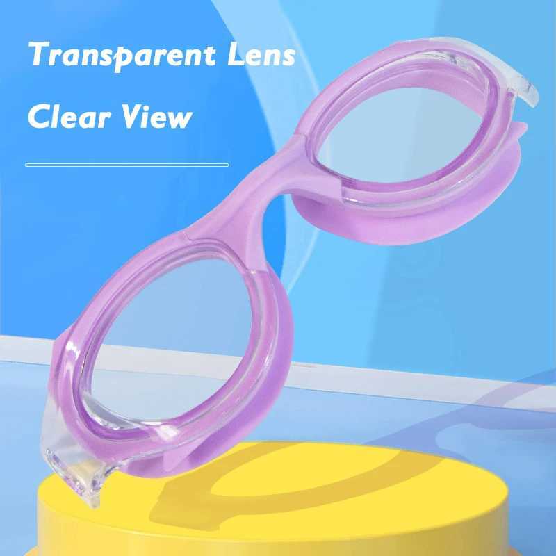 Universal Waterproof Anti-Fog Swimming Goggles Children HD Clear Lens Swim Eyewear Boys Girls Water Sport Glasses Z250215