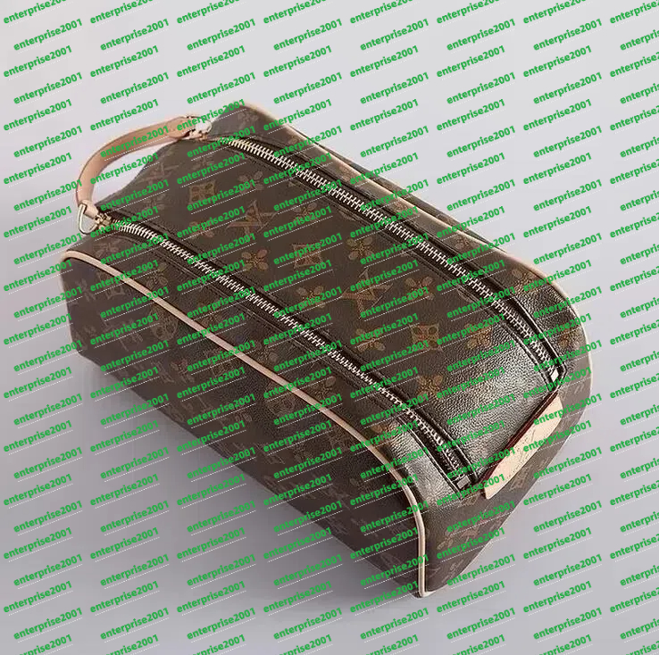 Double zipper men travelling toilet bag designer women wash large capacity cosmetic bags toiletry Pouch makeup bags with dustbag classic Luxury designer