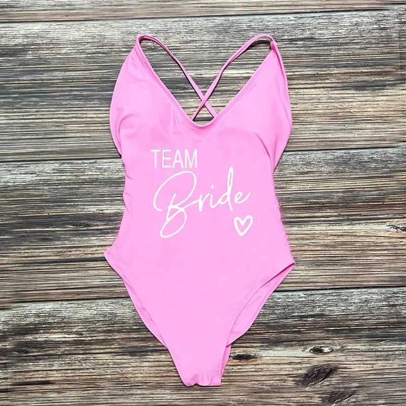 Sexy apron swimsuit girl group bride loves one-piece swimsuit team swimsuit singles party swimsuit summer beachwearW250214