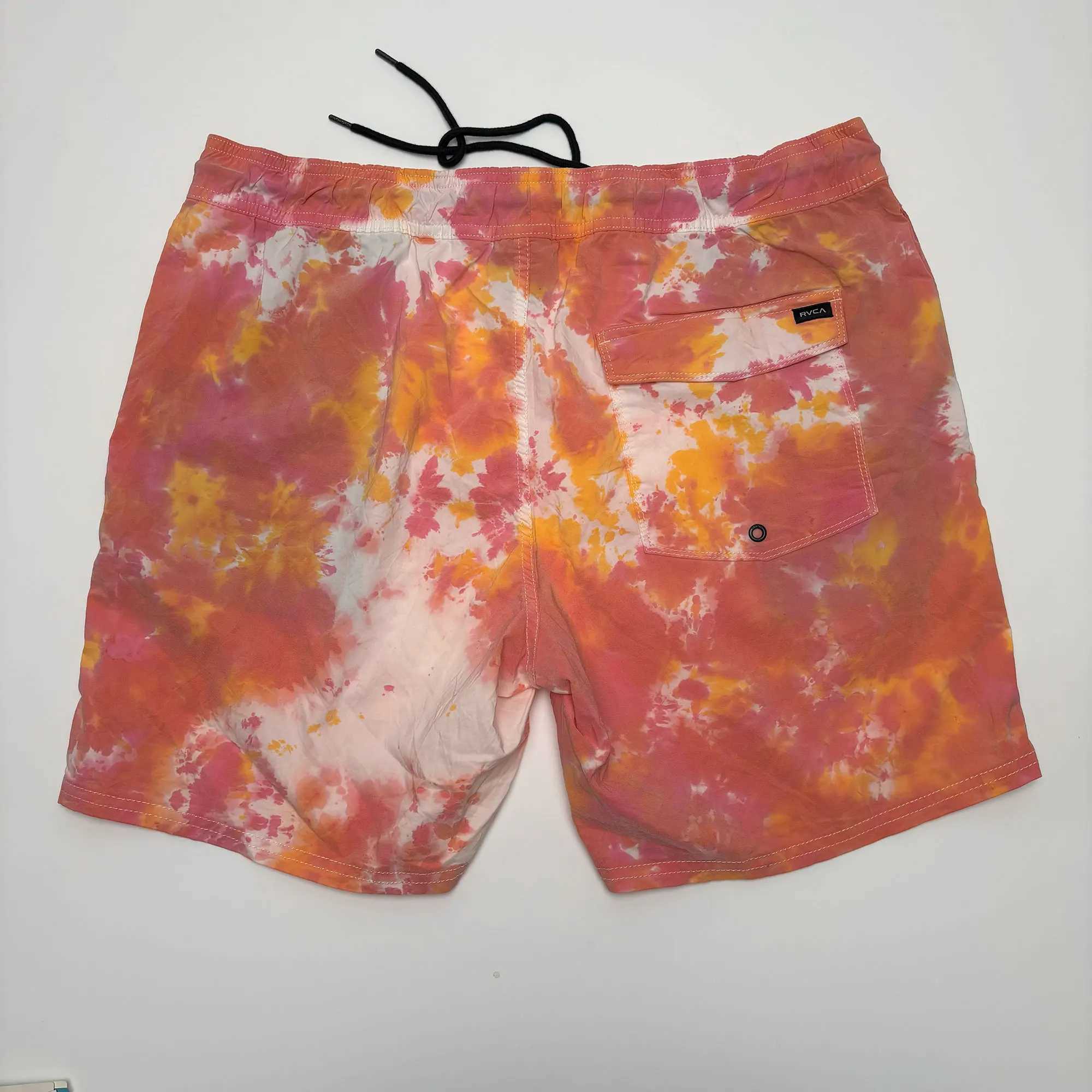 Original Mens Surfing Swimming Beach Shorts Sport Bermuda Shorts Elastic Waist Drawstring Side Pocket Quik Dry Stretchable W250215