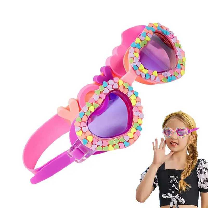 Waterproof Childrens Swimming Goggles Colorful Swimming Glasses Cute Kids Swim Training Goggle Anti Fog UV Protection Sunglasse Z250215
