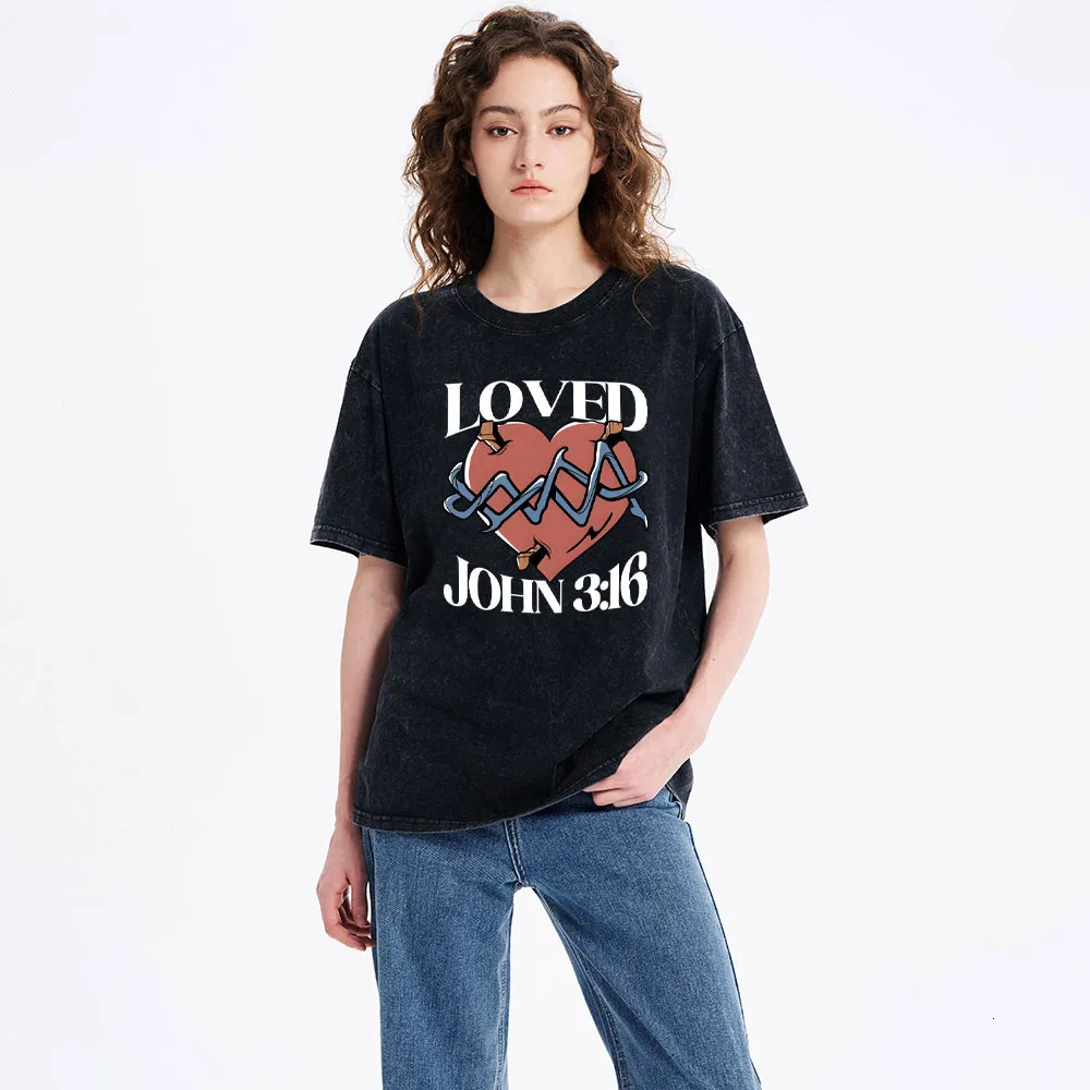 Designer 2025 Fashion Trend Versatile Love Letter Printed Short Sleeve Round Head Casual T-shirt