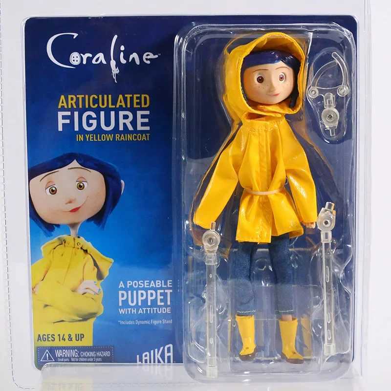 NECA Coraline and The Secret Door Caroline 7 Action Figure Collectible Model Toy Gift Doll Figurine W250214