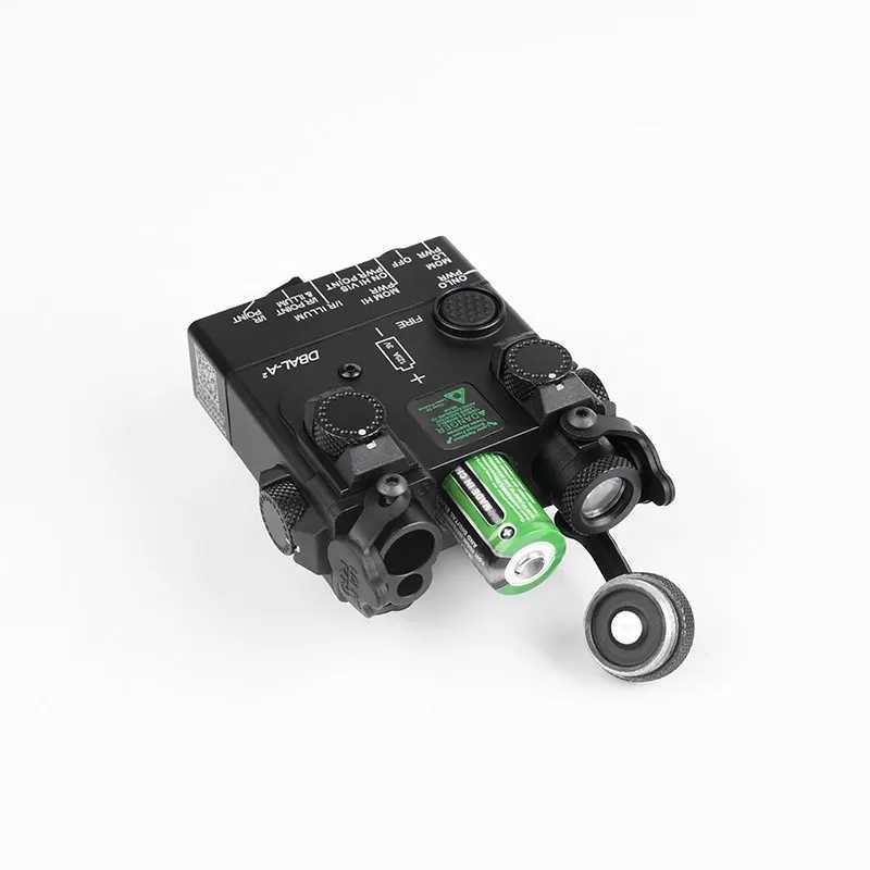 Wadsn DBAL MINI Metal Laser Red Green Blue Dot IR Indicator DBA-A2 Hunting Airsoft Flashlight Aiming Scout Light Fit 20MM Rail W250214
