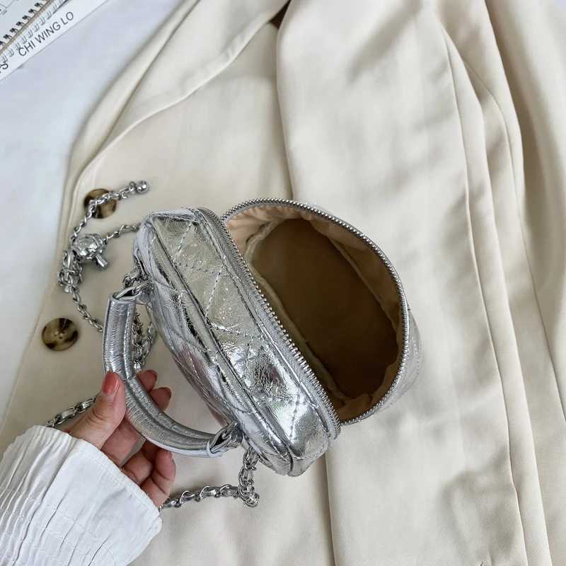 Ladies PU Leather Fi Box Makeup Bag Chain Handbag Shoe Bag Bolsos de Mujer Designer Luxury Bag Sac de Luxe Women Y250214