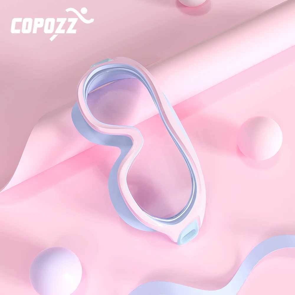 COPOZZ Professional Big Frame Kids Swimming Goggles Anti Fog Wide View Swimming Gear for Boys Girls Children glasses for swim Z250215