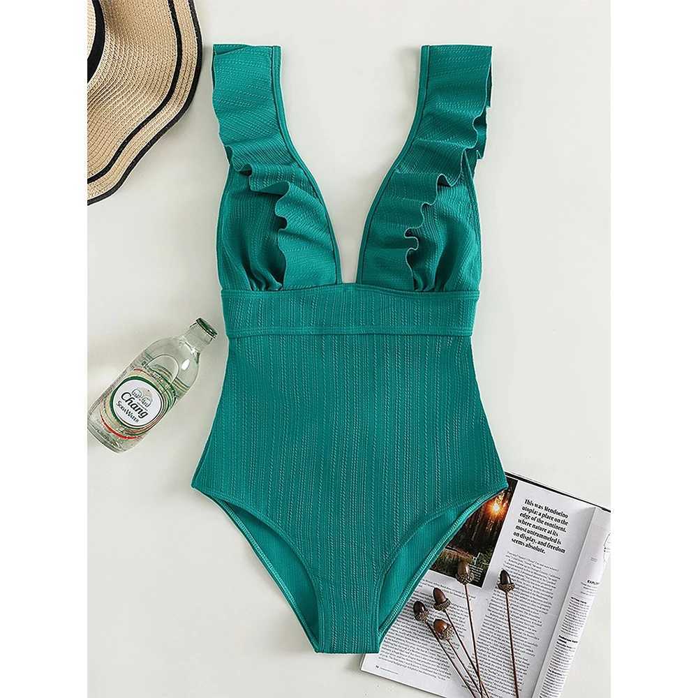 One piece swimsuit womens pleated swimsuit push up Monokini swimsuit summer swimsuitW250214
