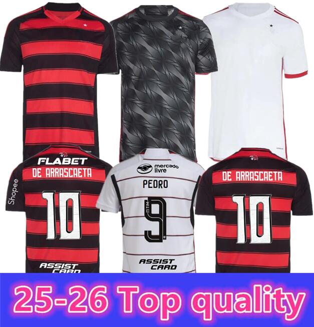 25/26 Flamengo jerseys PEDRO GERSON football shirts DE ARRASCAETA DE LA CRUZ B.HENRIQUE soccer jersey player version 2025 2026