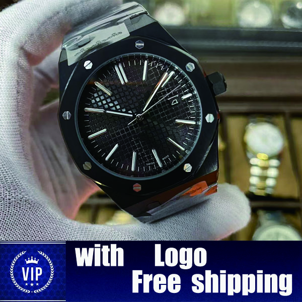Luxury Men's Fashion Mechanical watch with sapphire crystal - waterproof and cutout design 904L stainless steel folding buckle