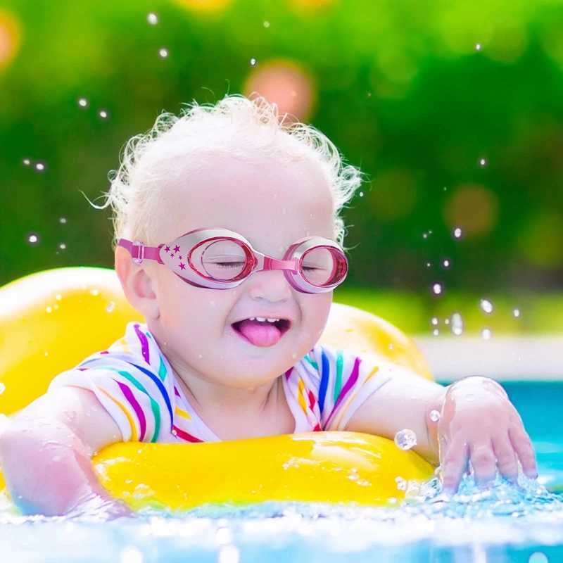 Swimming Goggles Boys Girls Silicone Eyewear Summer Swim Pool Sports Eyewear Children Diving Training Glasses Z250215