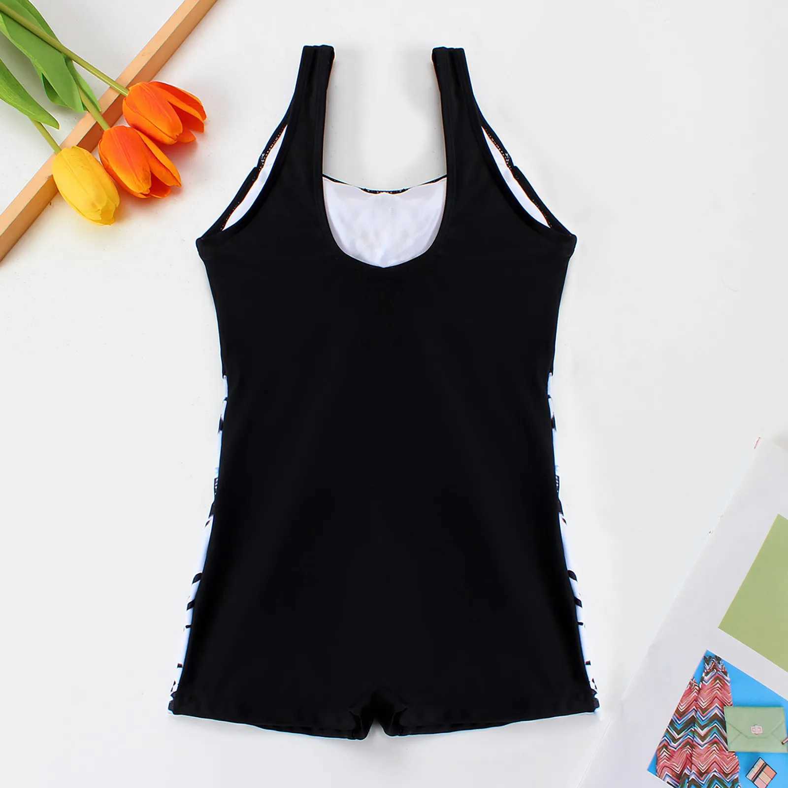 Two Piece Girls Bathing Suit Toddler Girls Sleeveless Printing Beach Bathing Baby Suit Little Girls Cover Ups For Swimwear 7XJ250214