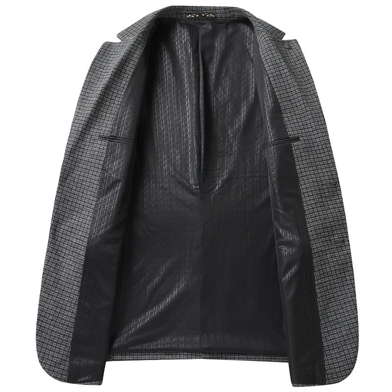 Z211Thick Material Plus Size Men's Business Suits Perfect for Fall and Winter Seasons