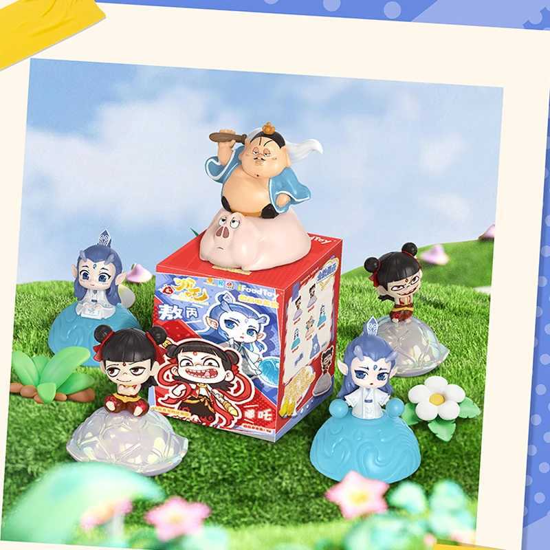 MINISO Nezha Magic Boy Naohai Candy Toy Figure Blind Box Ornament Holiday Gifts