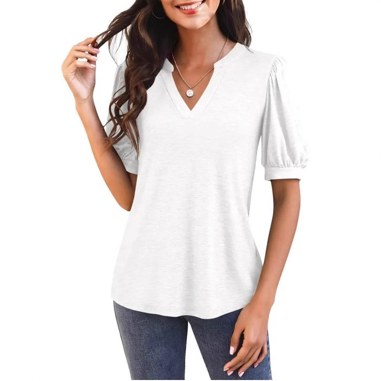 Designer Free Shipping Fashion Versatile Trend 2025 New Women V-neck Casual Long Sleeved T-shirt