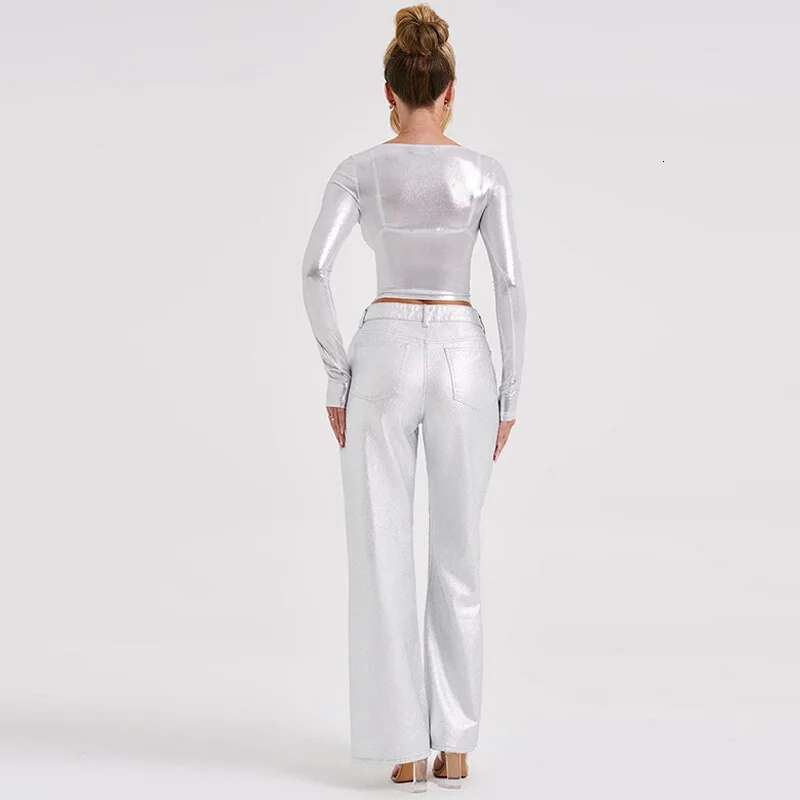 Sexy T-Shirt Women Autumn New Streetwear Long Sleeves Winter Crop Top Bodycon Solid Fashion O-Neck Casual Slim T-Shirts Female