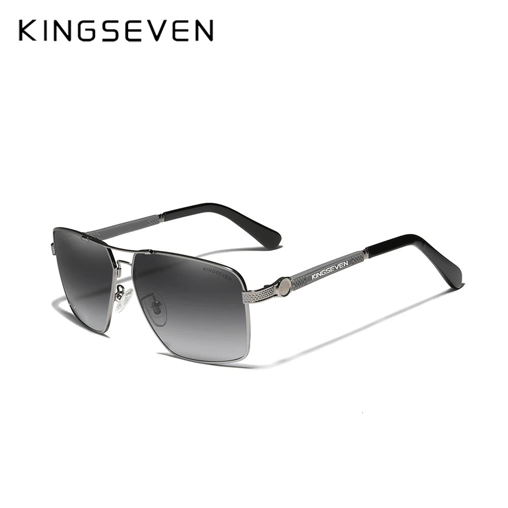 KINGSEVEN Sunglasses Polarized Coating Lens Oculos Male and Female Automatic Reset Frame Driving Glasses 250213