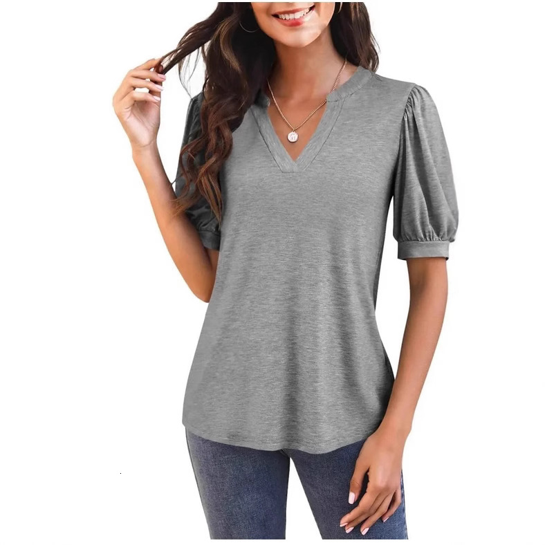 Designer Free Shipping Fashion Versatile Trend 2025 New Women V-neck Casual Long Sleeved T-shirt